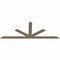 Ekena Millwork Saratoga Smooth Timber Gable Bracket, Douglas Fir, 108"W x 40"H x 1 1/2"D x 5 1/2"F, 9/12 Pitch GBW108X40X0206SAR00SDF - alternate 4